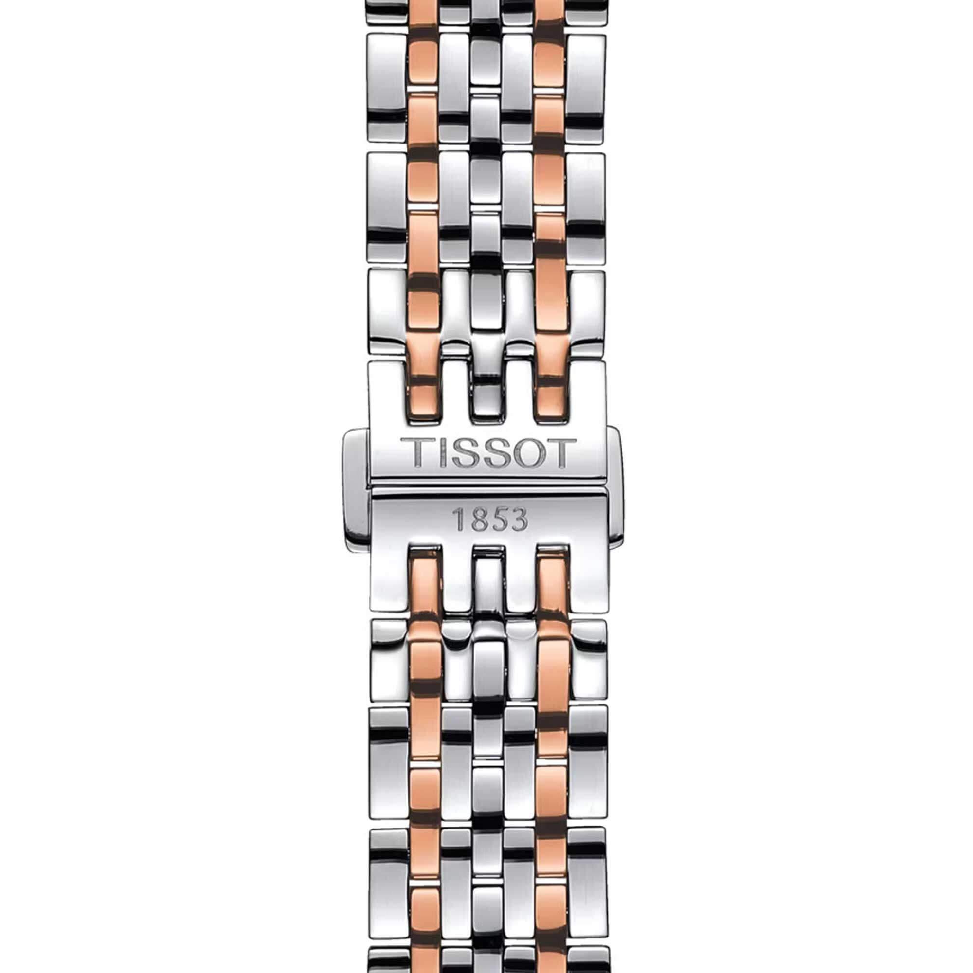 Tissot Men's Watch - Le Locle Powermatic 80 Silver/Rose Bracelet | T0064072203300