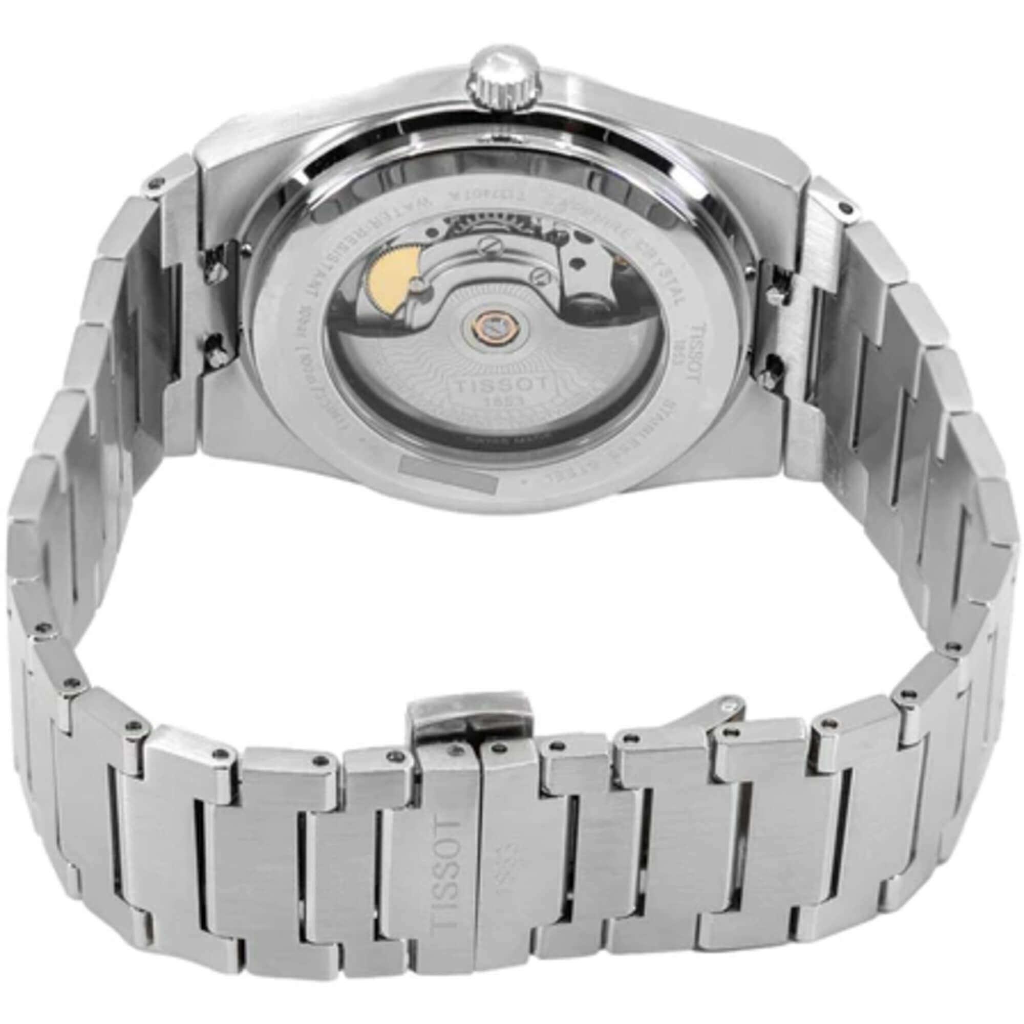 Tissot Men's Watch - PRX Powermatic 80 Black Dial Steel | T1374071105100