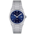 Tissot Men's Watch - PRX Quartz Blue Dial Silver Steel Bracelet | T1372101104100