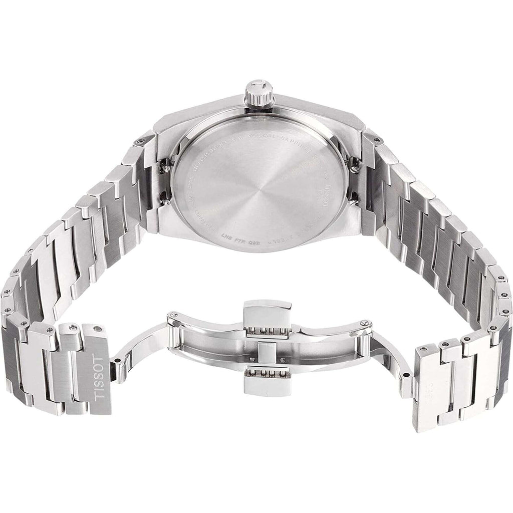 Tissot Men's Watch - PRX Quartz Sky Blue Dial Silver Bracelet | T1372101135100