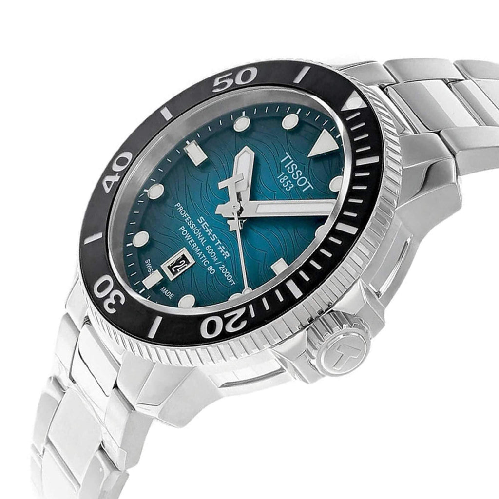 Tissot Men's Watch - Seastar 2000 Professional Blue and Black Dial | T1206071104100