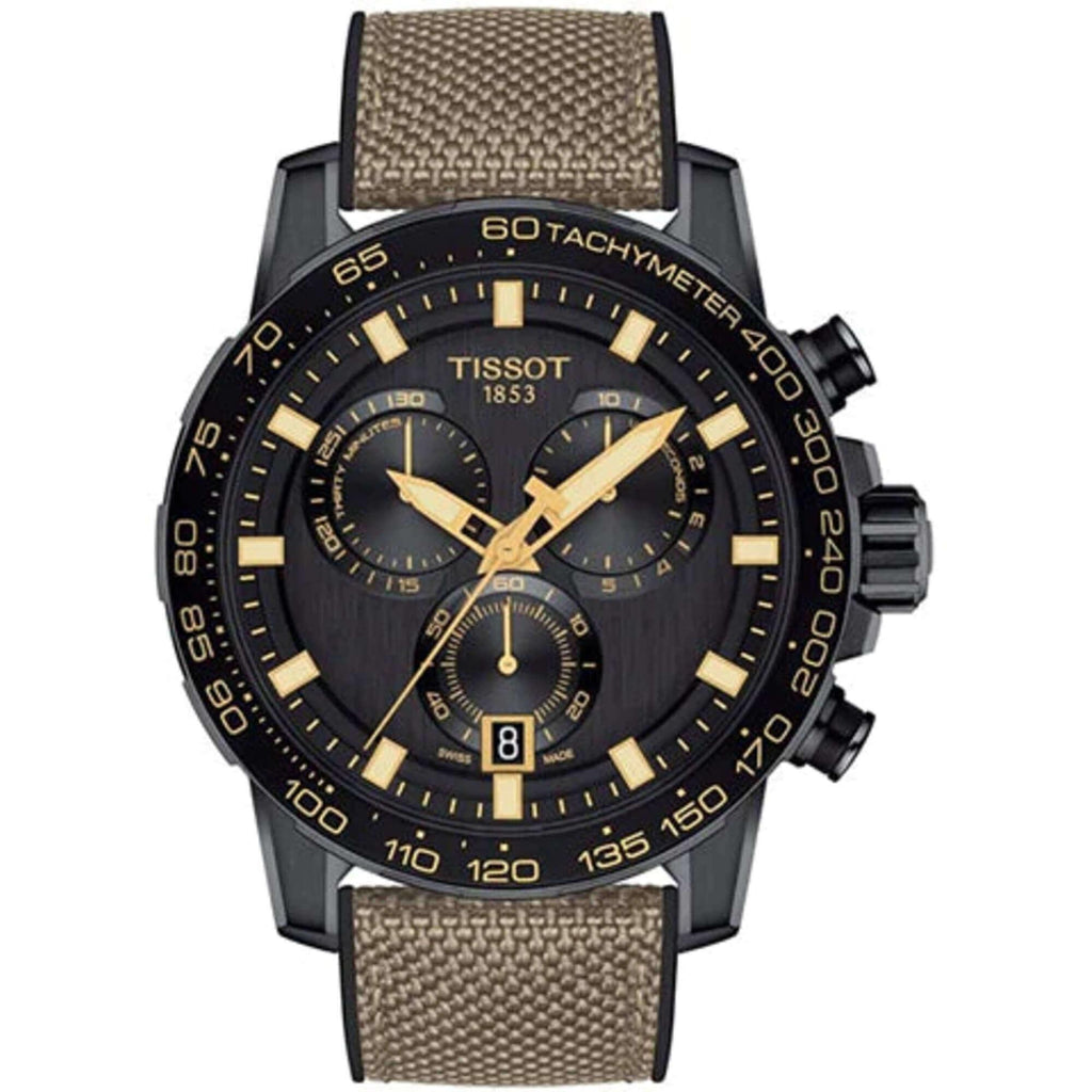 Tissot Men's Watch - Supersport Chrono Black Dial Rubber Strap | T1256173705101