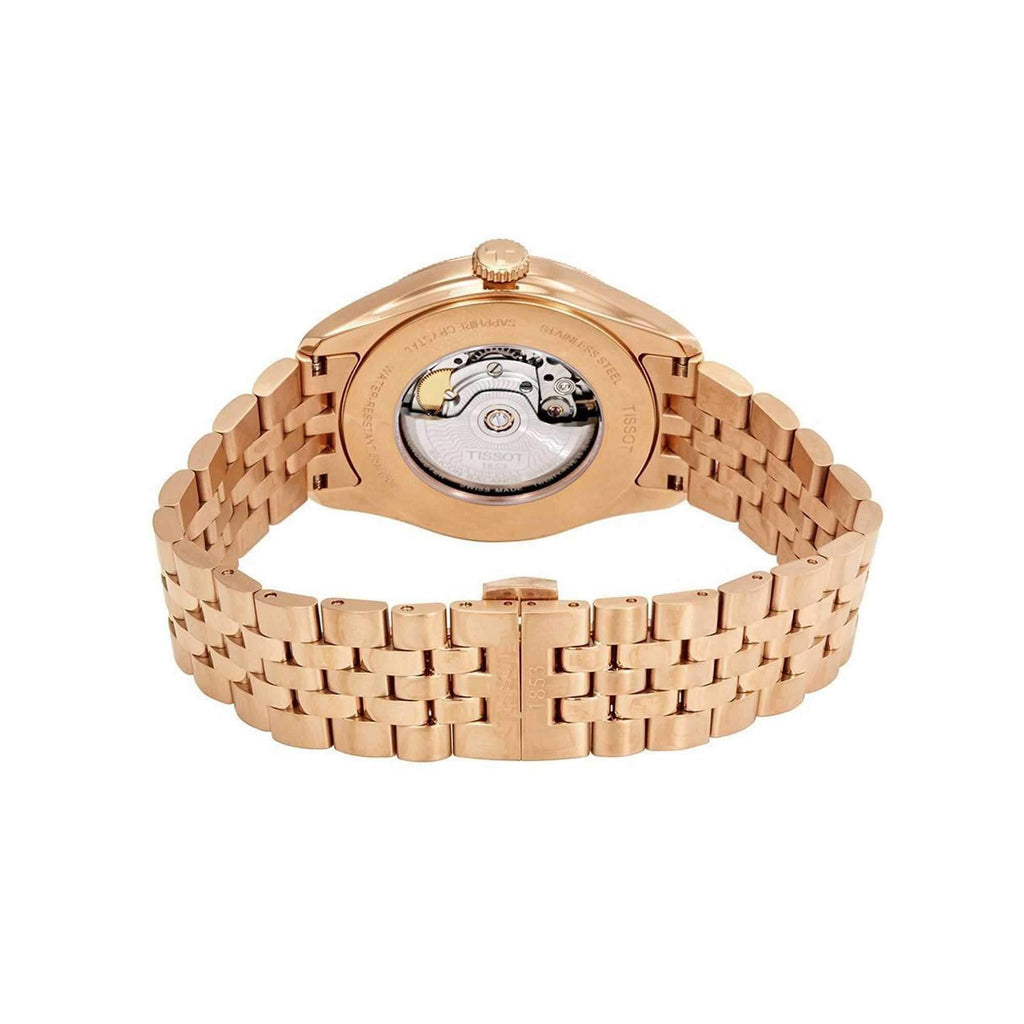 Tissot Men's Watch - T-Classic Ballade Automatic Rose Steel Bracelet | T1084083303700