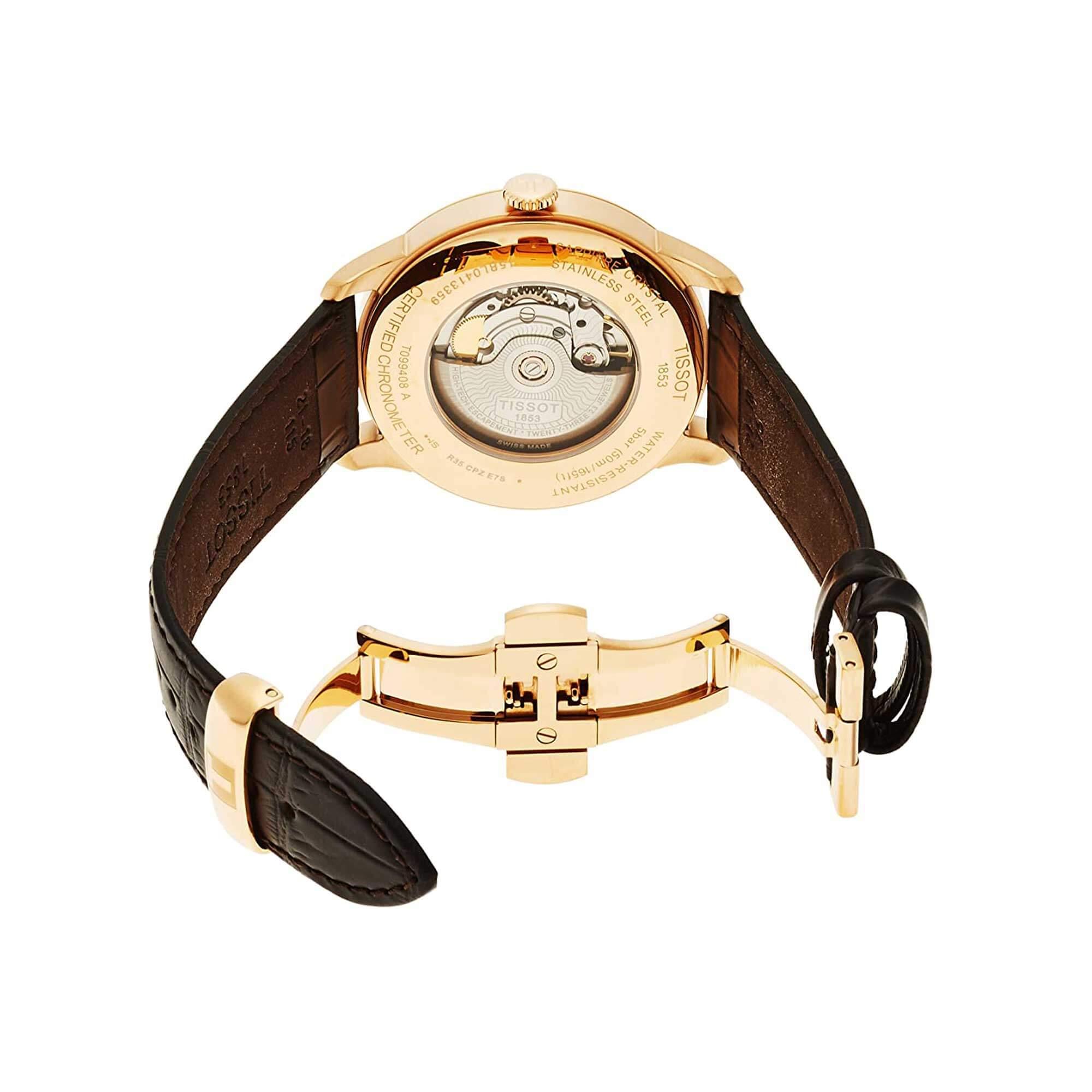 Tissot Men's Watch - T-Classic Chemin Des Tourelles Leather Strap | T0994083603800