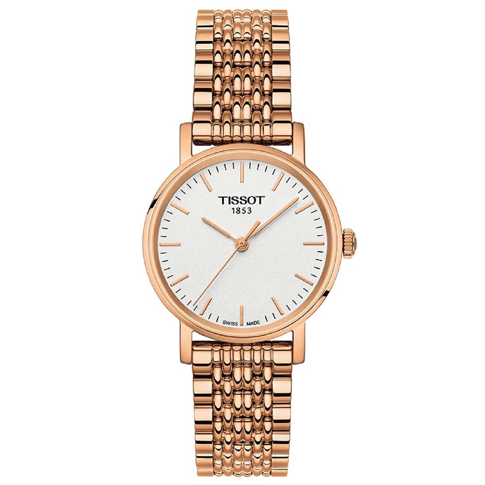 Tissot Women's Quartz Watch - Everytime Small Rose Gold Bracelet | T1092103303100